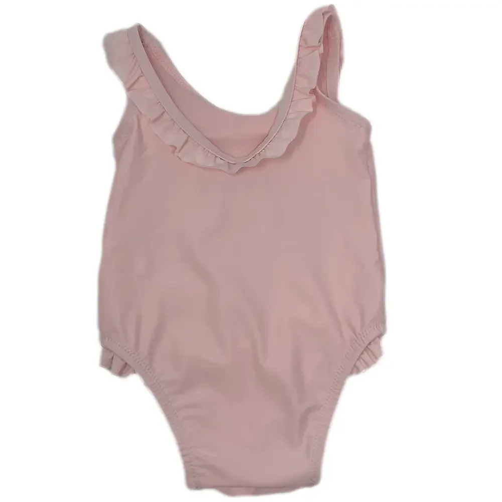 🌸 New Happy Pink Floral Ruffled One Piece Swimsuit 🌸